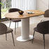 Clara Gather Round Oval Dining Table-Furniture > Dining > Dining Tables-PEROZ Accessories
