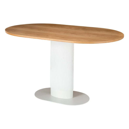 Clara Gather Round Oval Dining Table-Furniture > Dining > Dining Tables-PEROZ Accessories