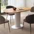 Clara Gather Round Oval Dining Table-Furniture > Dining > Dining Tables-PEROZ Accessories