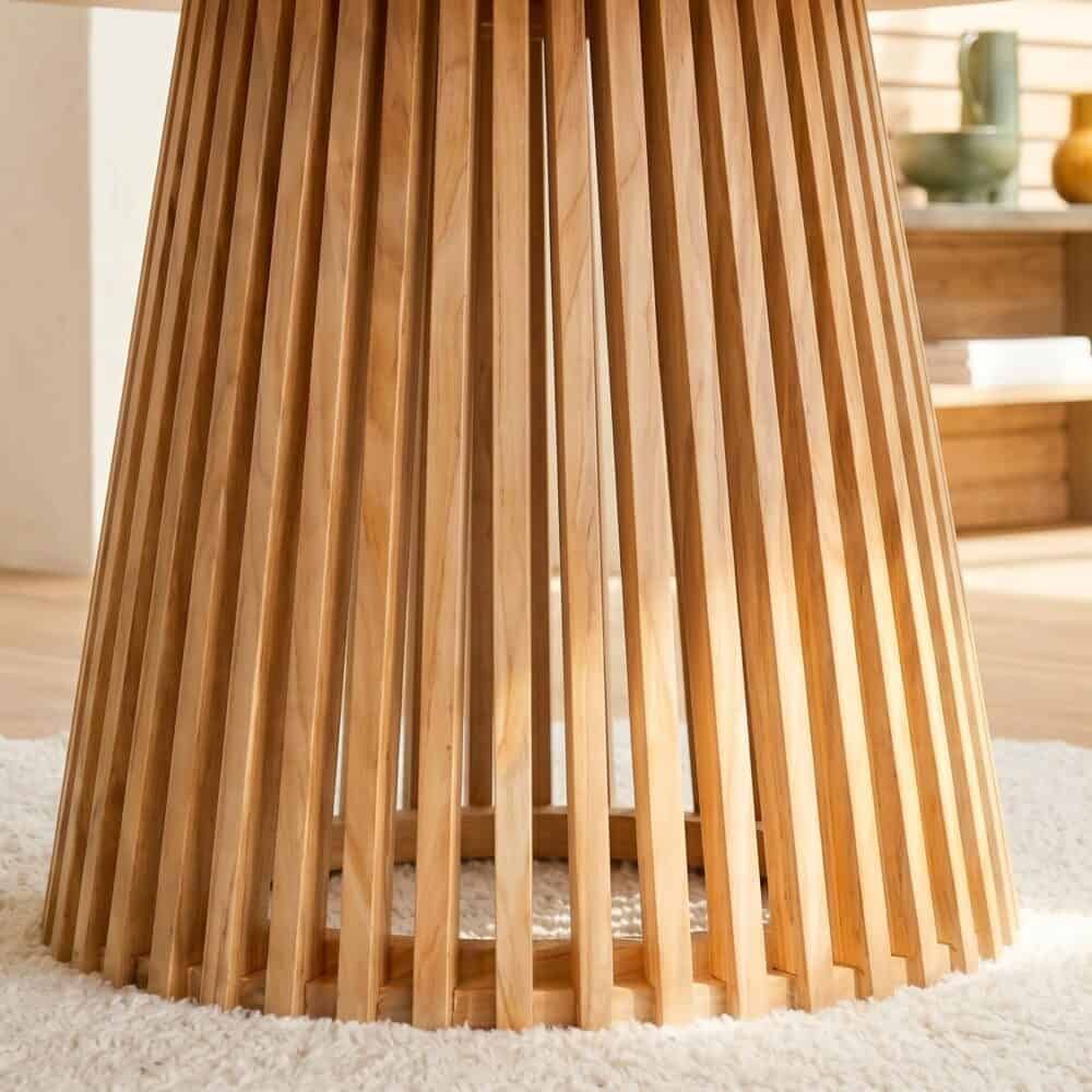 Palmer Natural Dining Table-Furniture > Dining > Dining Tables-PEROZ Accessories