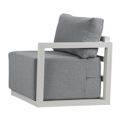 Alfresco Serenity Outdoor Lounge Set – White-Furniture > Outdoor > Outdoor Sofas &amp; Lounge Sets-PEROZ Accessories