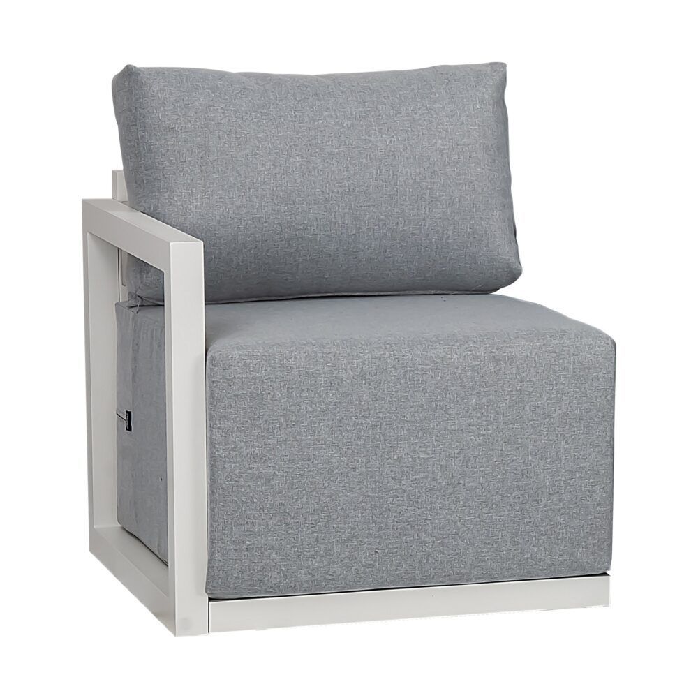 Alfresco Serenity Outdoor Lounge Set – White-Furniture > Outdoor > Outdoor Sofas &amp; Lounge Sets-PEROZ Accessories