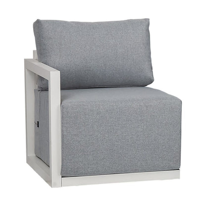 Alfresco Serenity Outdoor Lounge Set – White-Furniture > Outdoor > Outdoor Sofas &amp; Lounge Sets-PEROZ Accessories