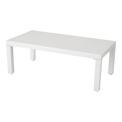 Alfresco Serenity Outdoor Lounge Set – White-Furniture > Outdoor > Outdoor Sofas &amp; Lounge Sets-PEROZ Accessories