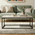 Industrial Style Marble Effect Rectangular Coffee Table-Furniture > Living Room > Coffee Tables-PEROZ Accessories