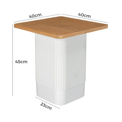 Clara Dusk Natural Side Table-Furniture > Living Room-PEROZ Accessories