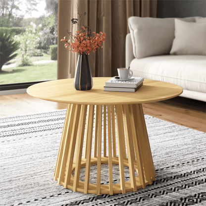 Palmer Coastal Haven Natural Coffee Table-Furniture > Living Room > Coffee Tables-PEROZ Accessories