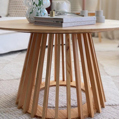 Palmer Coastal Haven Natural Coffee Table-Furniture > Living Room > Coffee Tables-PEROZ Accessories