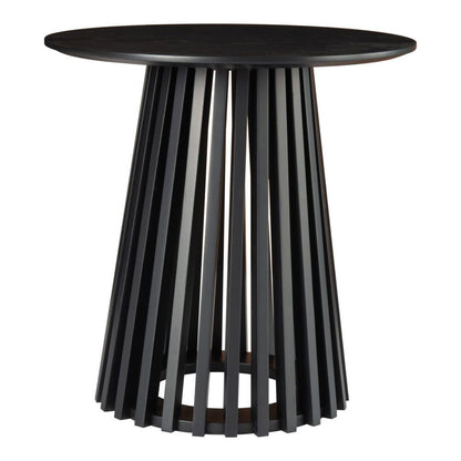 Palmer Charcoal Chic Side Table-Furniture > Living Room > Side Tables-PEROZ Accessories