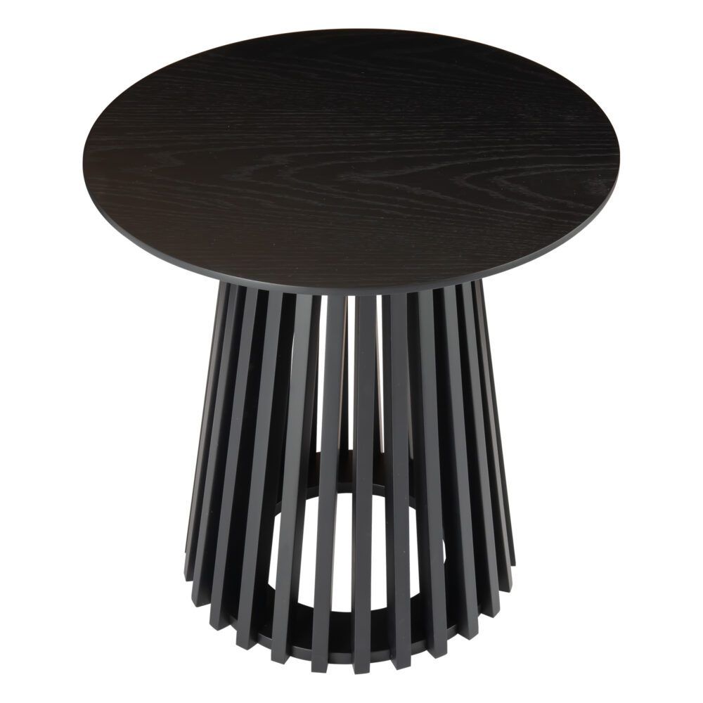 Palmer Charcoal Chic Side Table-Furniture > Living Room > Side Tables-PEROZ Accessories