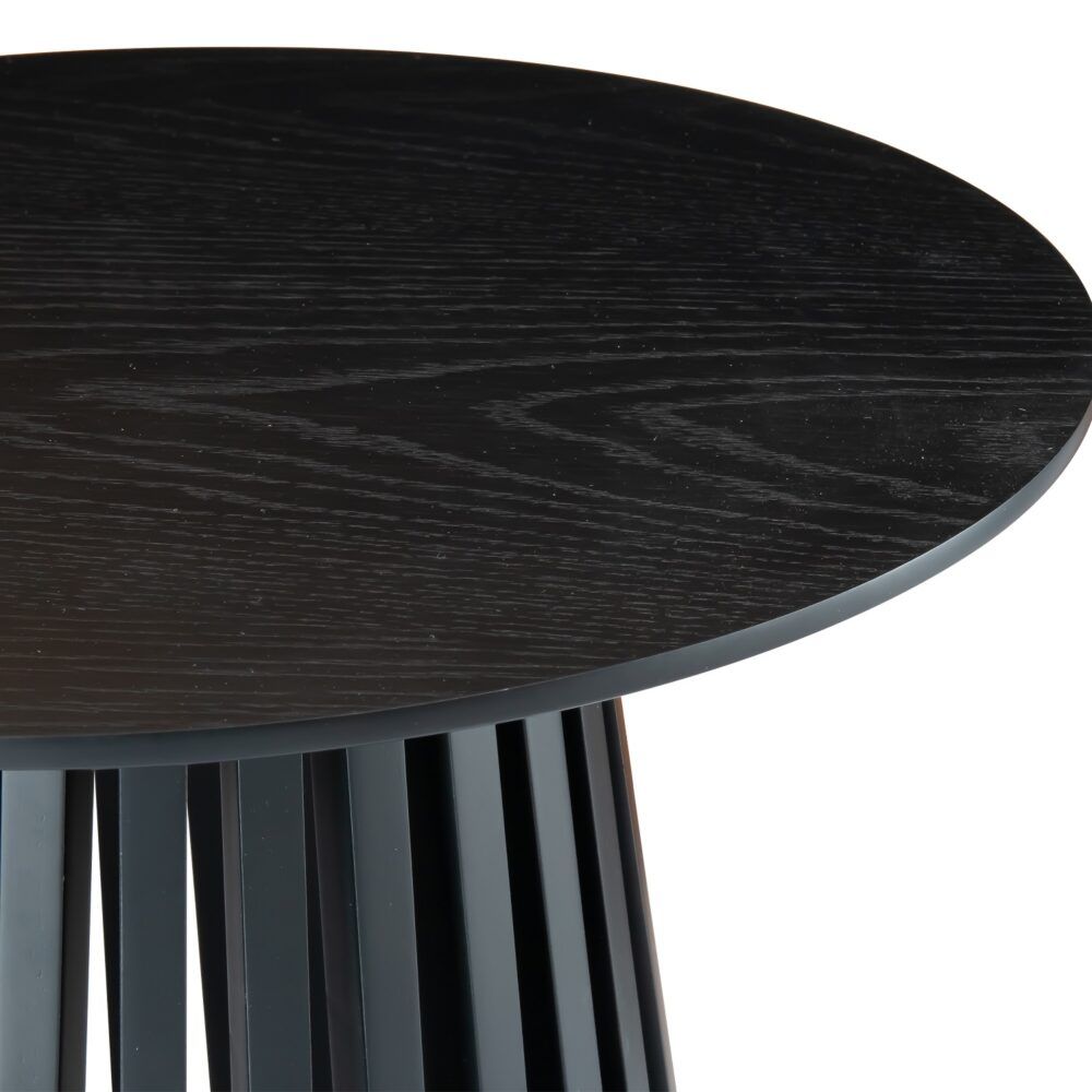 Palmer Charcoal Chic Side Table-Furniture > Living Room > Side Tables-PEROZ Accessories