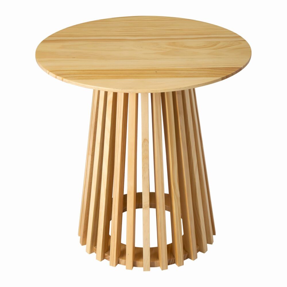 Palmer Timber Tally Natural Side Table-Furniture > Living Room > Side Tables-PEROZ Accessories
