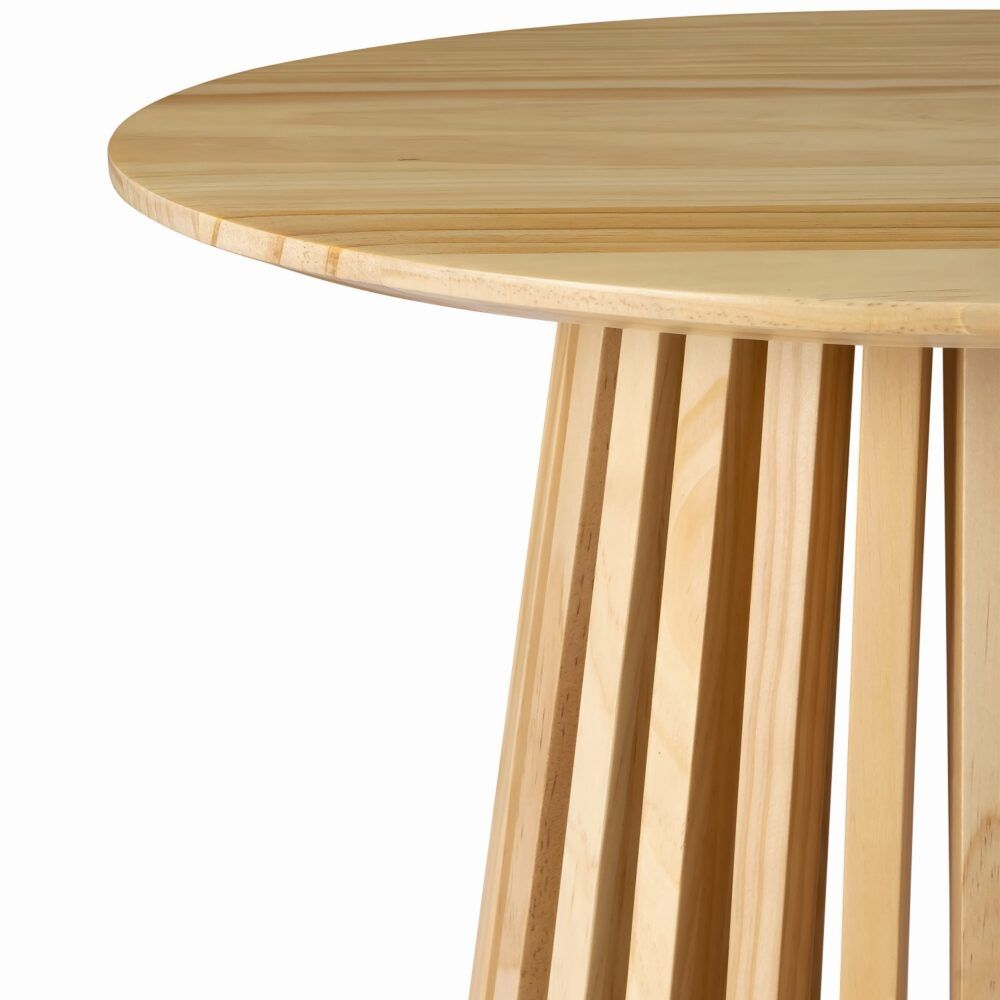 Palmer Timber Tally Natural Side Table-Furniture > Living Room > Side Tables-PEROZ Accessories