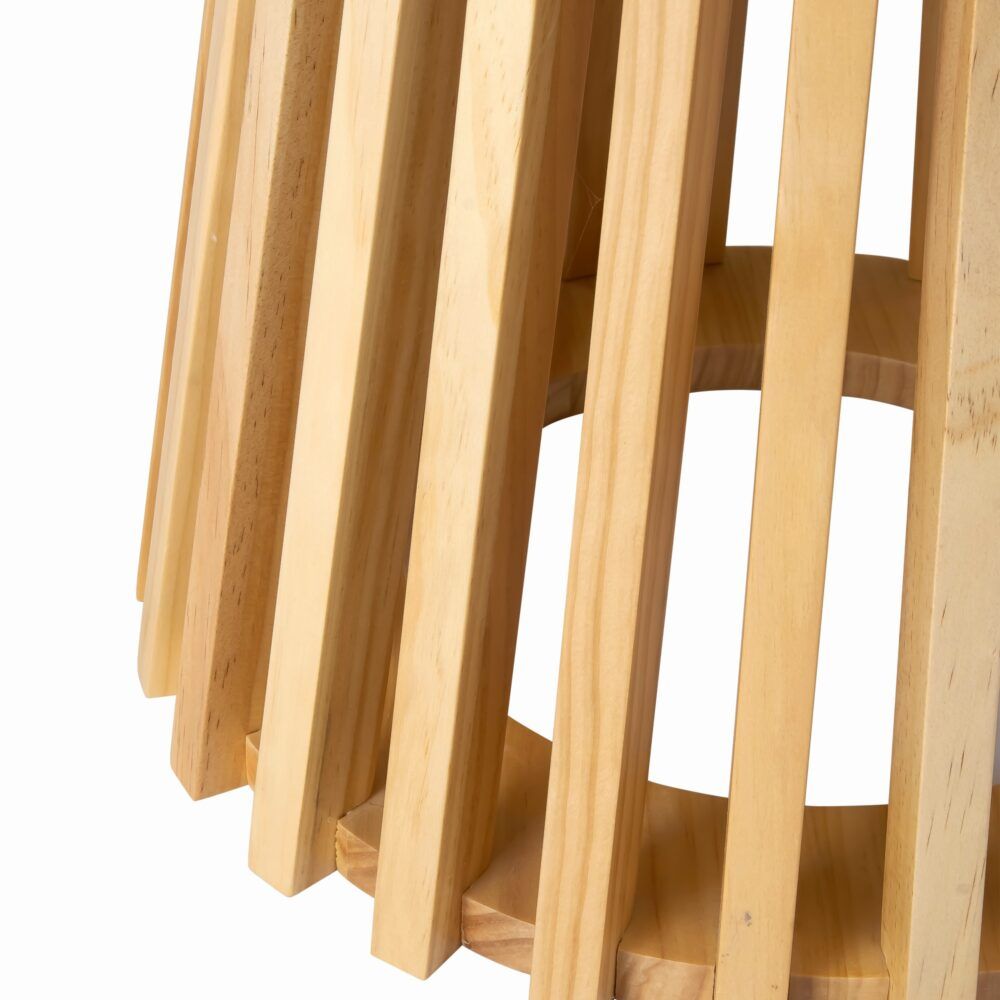 Palmer Timber Tally Natural Side Table-Furniture > Living Room > Side Tables-PEROZ Accessories