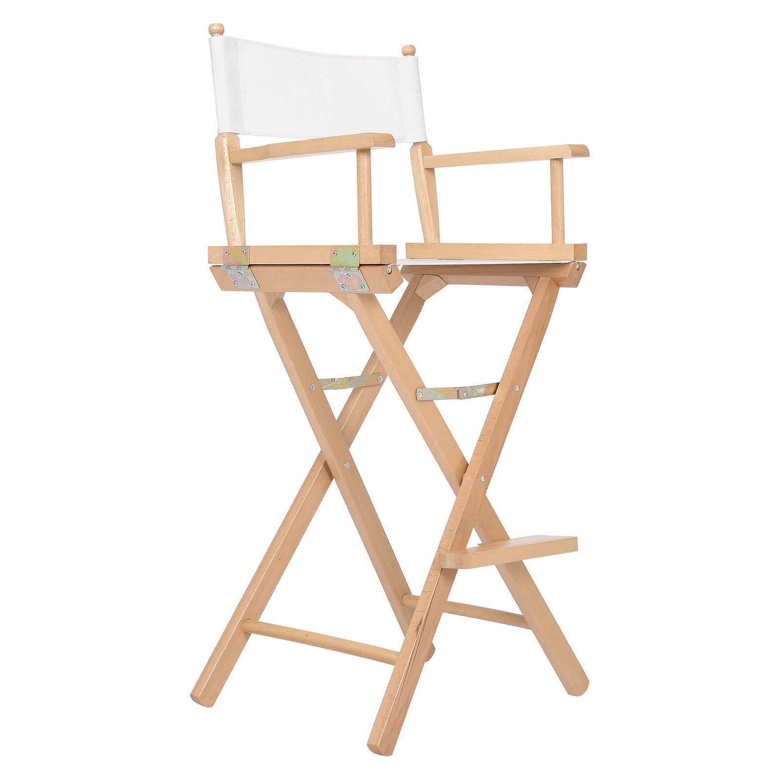 Director Movie Folding Tall Chair 76cm Beech WOOD HUMOR-Furniture &gt; Bar Stools &amp; Chairs &gt; Table &amp; Bar Stools-PEROZ Accessories