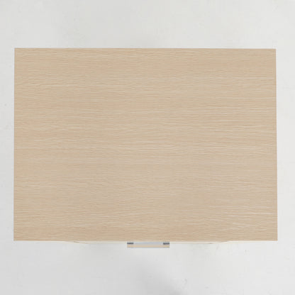 Bedside Table Side Storage Cabinet Nightstand Bedroom 2 Drawer 1 Shelf ZURI OAK-Furniture &gt; Bedroom &gt; Bedside Tables-PEROZ Accessories