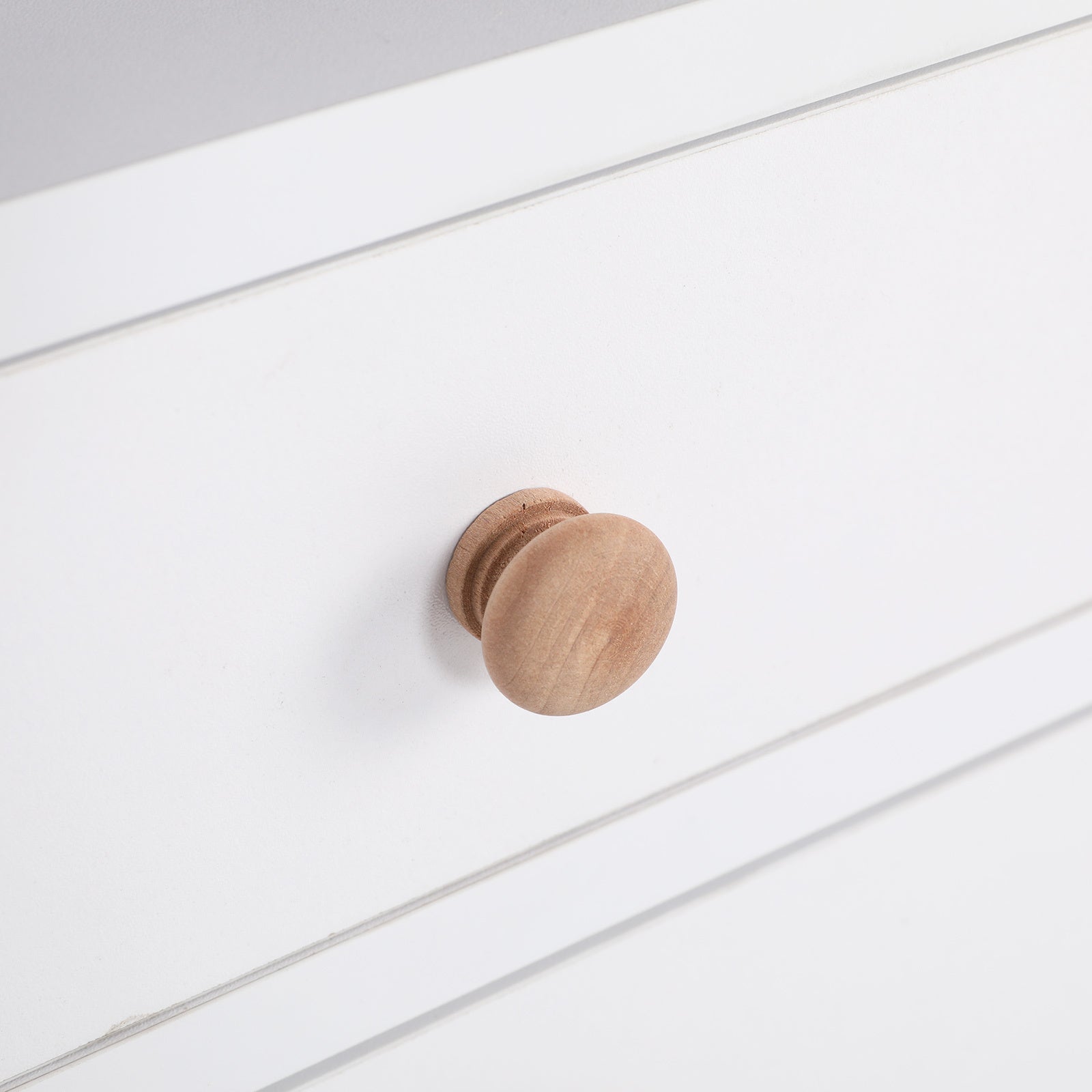 Bedside Table Side Storage Cabinet Nightstand Bedroom 2 Drawer ANYA - WHITE-Furniture &gt; Bedroom &gt; Bedside Tables-PEROZ Accessories