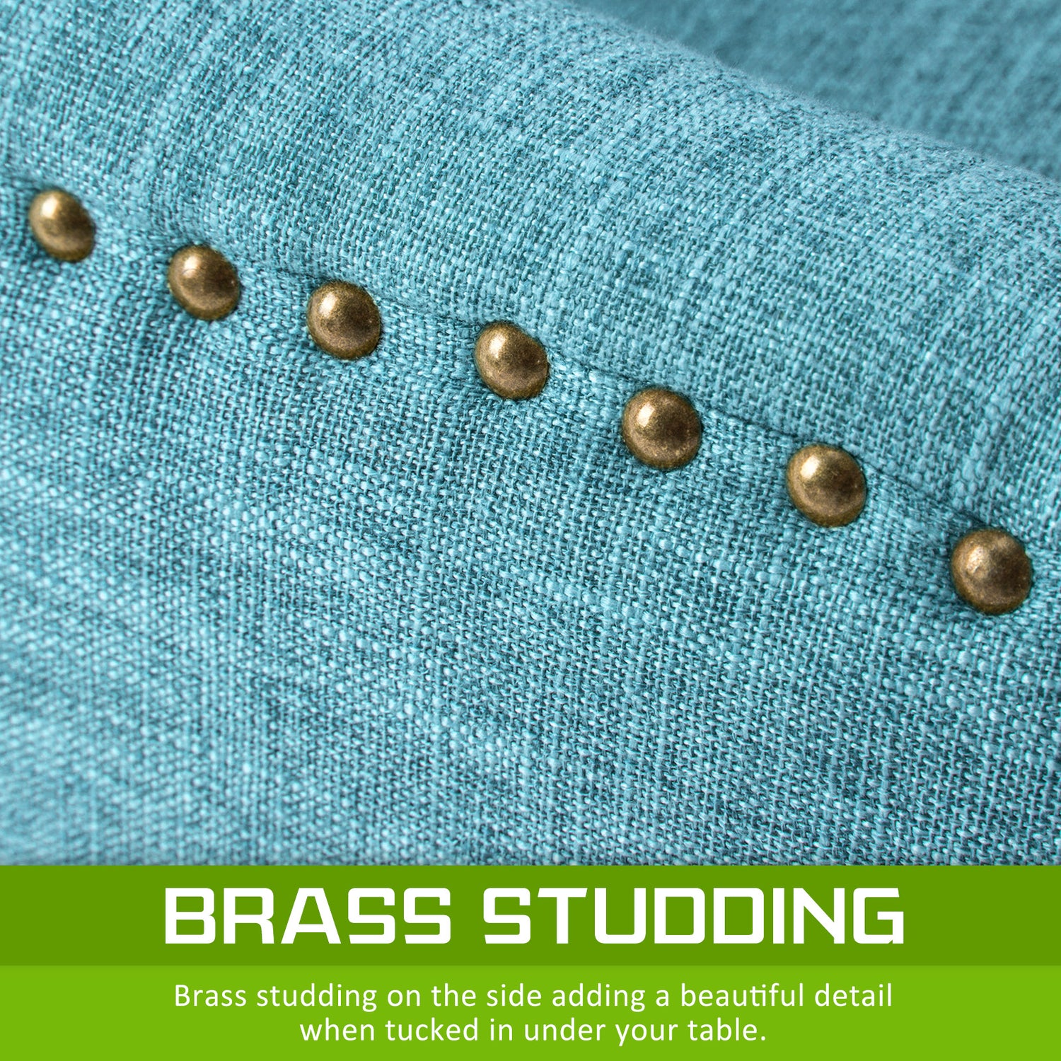 French Provincial Dining Chair Oak Leg AMOUR BLUE-Furniture &gt; Dining &gt; Kitchen &amp; Dining Chairs-PEROZ Accessories