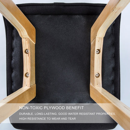 2X Wooden Bar Stool Dining Chair Leather SOPHIA 65cm WHITE-Furniture &gt; Bar Stools &amp; Chairs &gt; Table &amp; Bar Stools-PEROZ Accessories