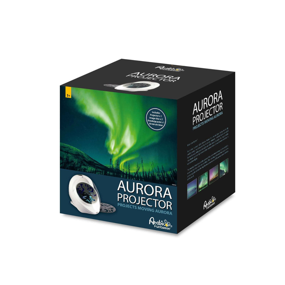 Aurora Projector Moving Night Light 8 Colour Mode - Kids Learning Toy-Baby &amp; Kids &gt; Baby &amp; Kid&
