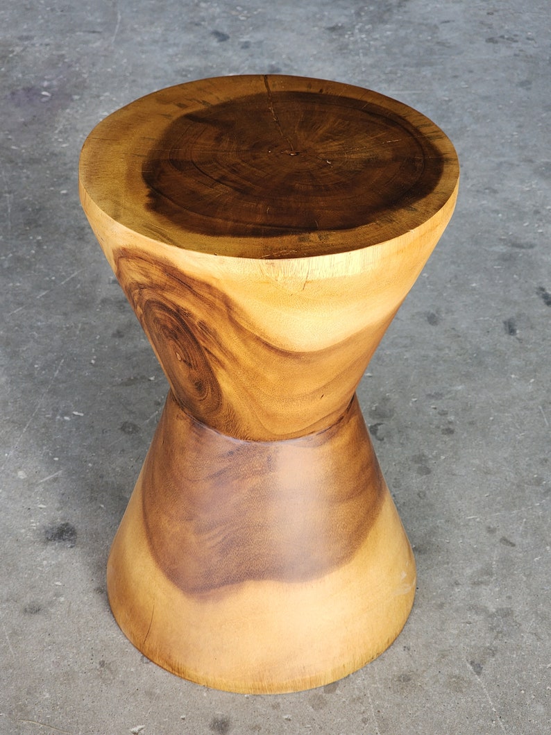 Hourglass Side Table or Stool bedside side drinks table-Furniture &gt; Bedroom &gt; Bedside Tables-PEROZ Accessories