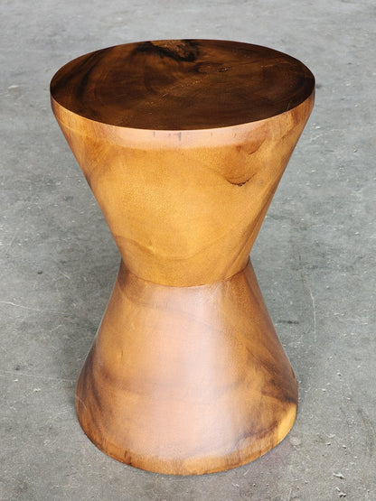Hourglass Side Table or Stool bedside side drinks table-Furniture &gt; Bedroom &gt; Bedside Tables-PEROZ Accessories