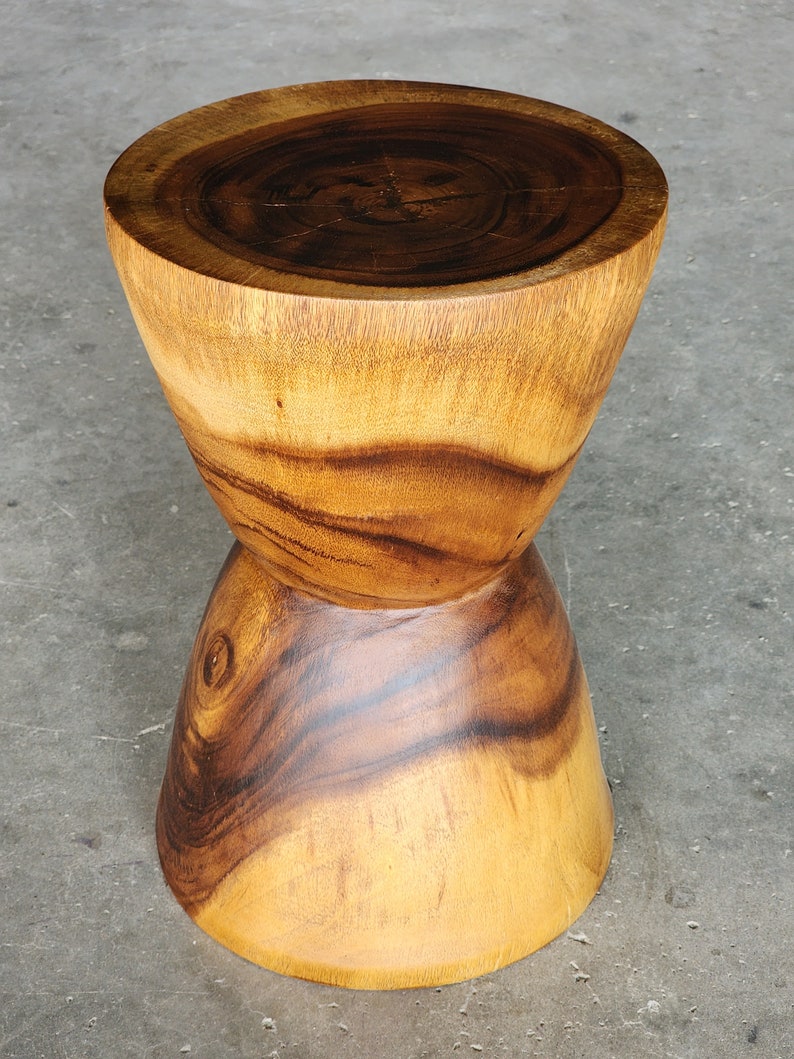 Hourglass Side Table or Stool bedside side drinks table-Furniture &gt; Bedroom &gt; Bedside Tables-PEROZ Accessories