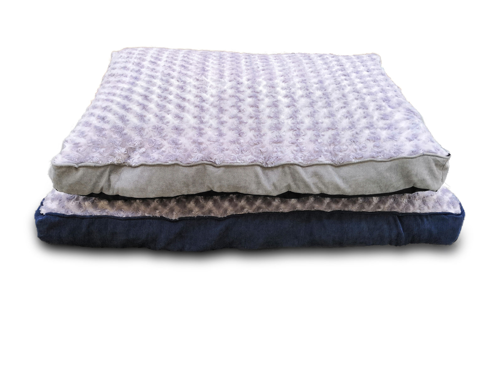 YES4PETS Medium Dog Puppy Pad Bed Kennel Mat Cushion Bed 85 x 60 cm Blue / Grey-Pet Care &gt; Dog Supplies &gt; Dog Beds-PEROZ Accessories