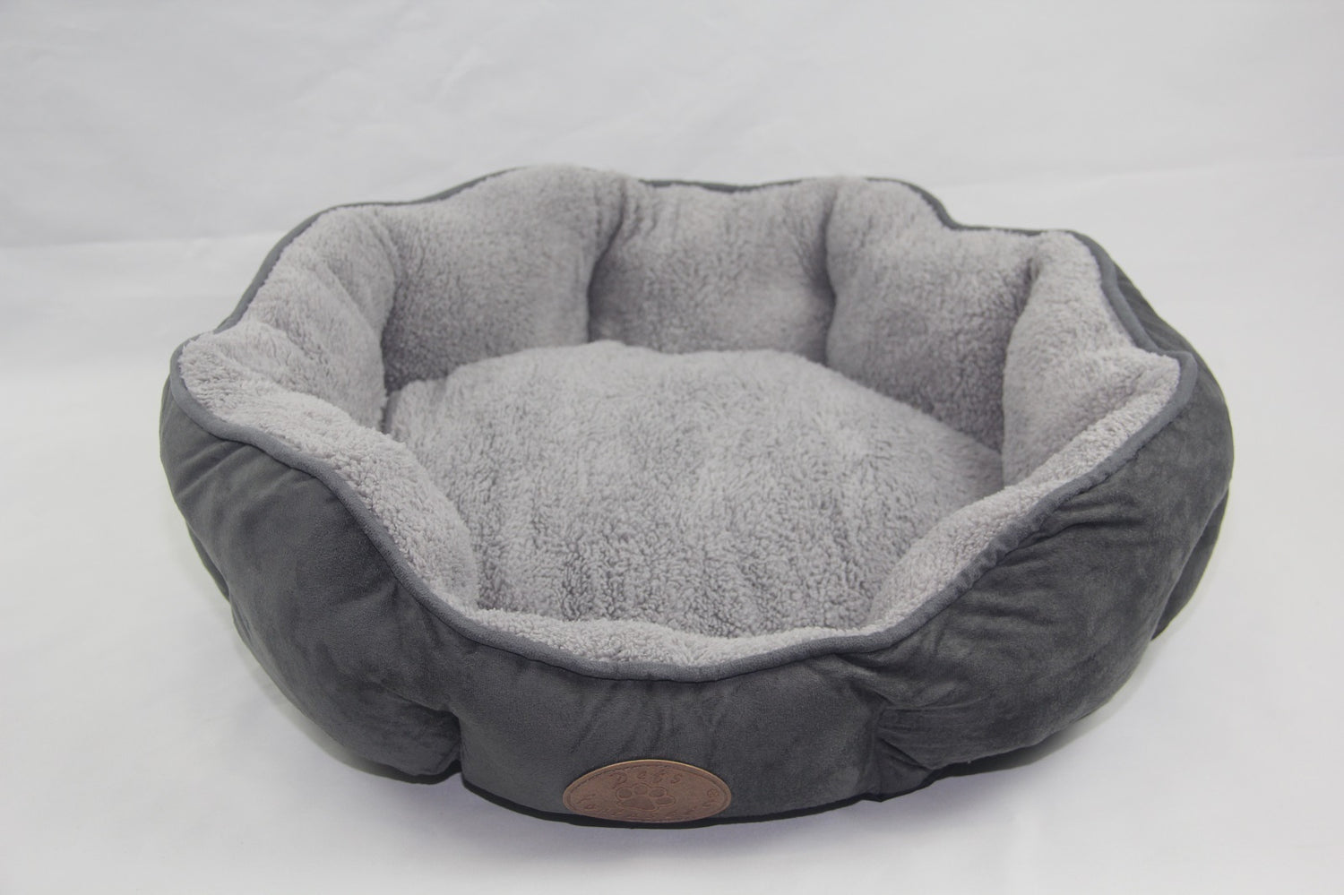 YES4PETS Washable Blue / Grey Fleece Soft Pet Dog Cat Bed-Medium-Pet Care &gt; Dog Supplies &gt; Dog Beds-PEROZ Accessories