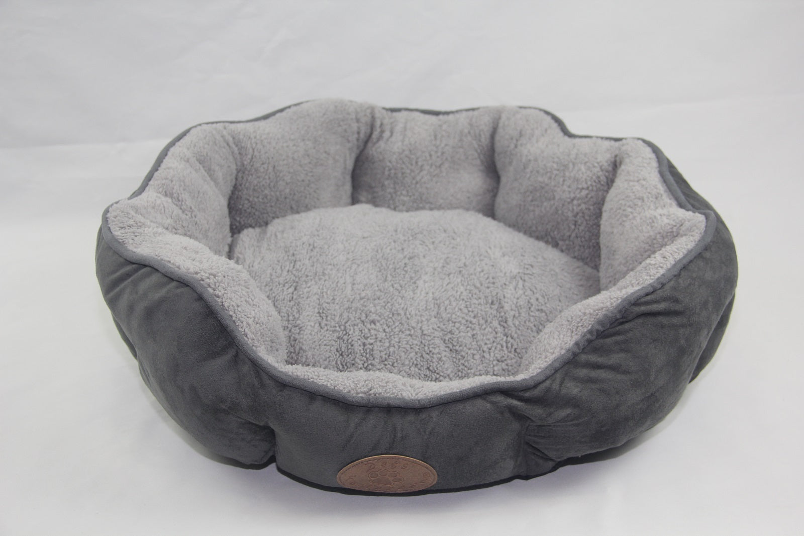 YES4PETS Washable Blue / Grey Fleece Soft Pet Dog Cat Bed-Medium-Pet Care &gt; Dog Supplies &gt; Dog Beds-PEROZ Accessories