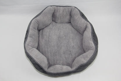 YES4PETS Washable Blue / Grey Fleece Soft Pet Dog Cat Bed-Medium-Pet Care &gt; Dog Supplies &gt; Dog Beds-PEROZ Accessories