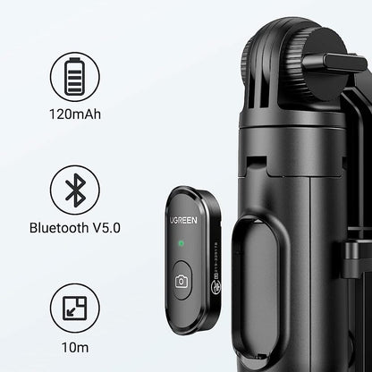 UGREEN 15062 Selfie Stick Tripod with Remote 1.5M-Audio &amp; Video &gt; Photography &gt; Camera Accessories-PEROZ Accessories