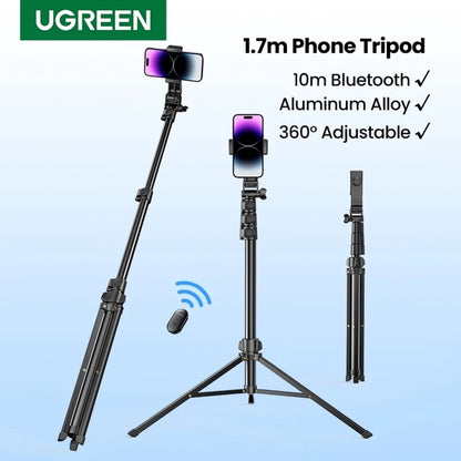 UGREEN 15062 Selfie Stick Tripod with Remote 1.5M-Audio &amp; Video &gt; Photography &gt; Camera Accessories-PEROZ Accessories