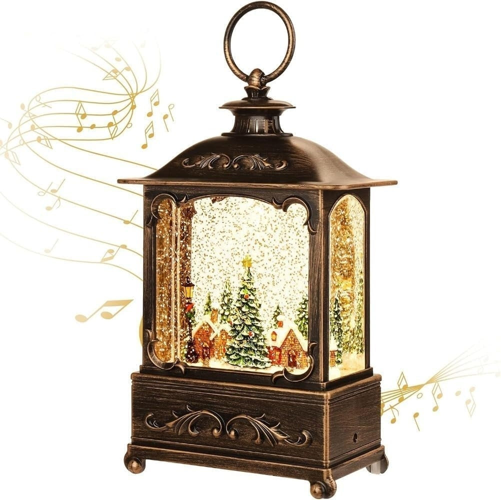 BDI Lamp-LW003-Snowman Music Lantern Sculpture Christmas-Home &amp; Garden &gt; Lighting &gt; Night Lights &amp; Ambient Lighting-PEROZ Accessories