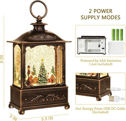 BDI Lamp-LW003-Snowman Music Lantern Sculpture Christmas-Home &amp; Garden &gt; Lighting &gt; Night Lights &amp; Ambient Lighting-PEROZ Accessories