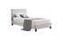 Winston Light Grey Velvet Tufted Bed - King Single-Furniture > Bedroom > Beds & Bed Frames-PEROZ Accessories