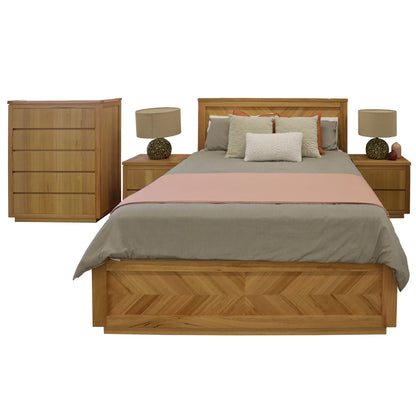 Rosemallow 2pc Bedside Table 2 Drawers Storage Cabinet Nightstand End Tables-Furniture &gt; Bedroom &gt; Bedside Tables-PEROZ Accessories