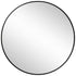 Slim Design 50CM Black Bathroom, Living Room, Hallway Mirror Round Mirror Wall Decor Metal Frame-Home & Garden > Decor > Mirrors-PEROZ Accessories