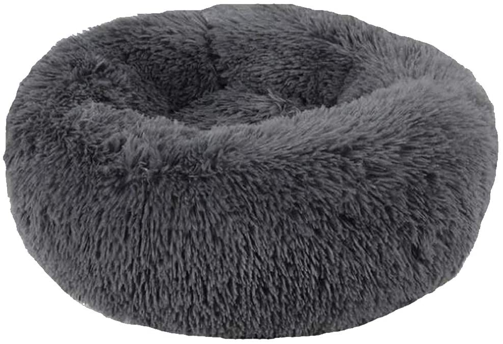 Soft Dog Bed Round Washable Plush Pet Kennel Cat Bed Mat Sofa Medium 60cm-Pet Care &gt; Dog Supplies &gt; Dog Beds-PEROZ Accessories