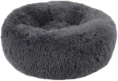 Soft Dog Bed Round Washable Plush Pet Kennel Cat Bed Mat Sofa Medium 60cm-Pet Care &gt; Dog Supplies &gt; Dog Beds-PEROZ Accessories