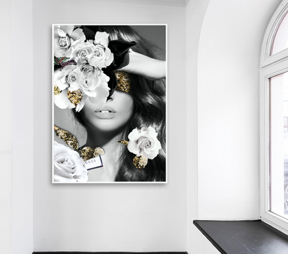 Interior Ave - Made In Italy - 90cm x 60cm White Framed Artwork-Wall Art-PEROZ Accessories