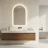 Interior Ave - 90 x 60cm Arched LED Bathroom Mirror-Home & Garden > Decor > Mirrors-PEROZ Accessories