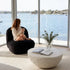 Interior Ave - Lunar Stone Coffee Table - Fossil-Furniture > Living Room > Coffee Tables-PEROZ Accessories