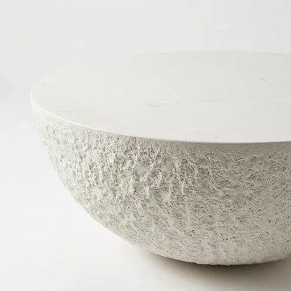 Interior Ave - Lunar Stone Coffee Table - Fossil-Furniture > Living Room > Coffee Tables-PEROZ Accessories