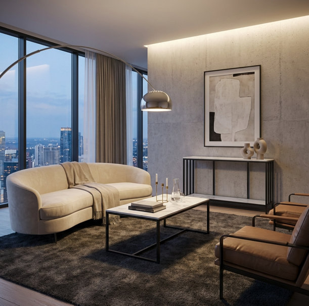 Interior Ave - Monaco Rectangle Coffee Table - White Marble Stone-Furniture > Living Room > Coffee Tables-PEROZ Accessories