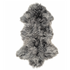 Interior Ave - Mongolian Fur Throw - 90CM - Charcoal Snow-Food & Beverage > Alcoholic Beverages > Spirits-PEROZ Accessories