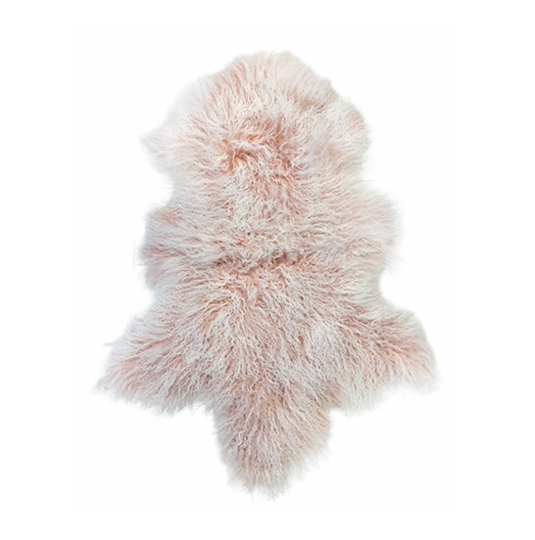 Interior Ave - Mongolian Fur Throw - 90CM - Pink Snow-Food &amp; Beverage > Alcoholic Beverages > Spirits-PEROZ Accessories