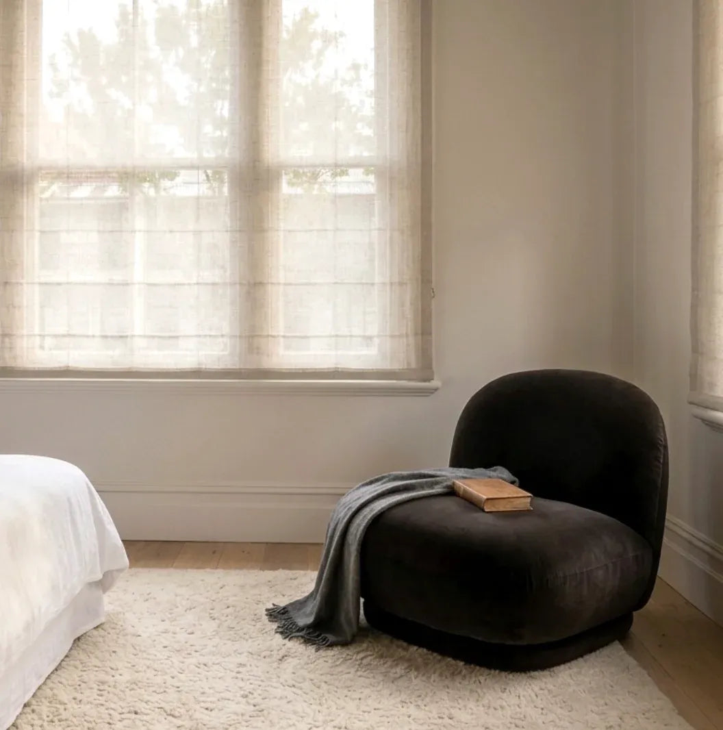 Interior Ave - Cloud Swivel Occasional Chair - Espresso-Furniture > Bar Stools &amp; Chairs > Arm Chairs &amp; Recliners-PEROZ Accessories