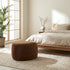 Interior Ave - Cove Pebble Ottoman - Cinnamon-Furniture > Living Room > Ottomans & Footstools-PEROZ Accessories