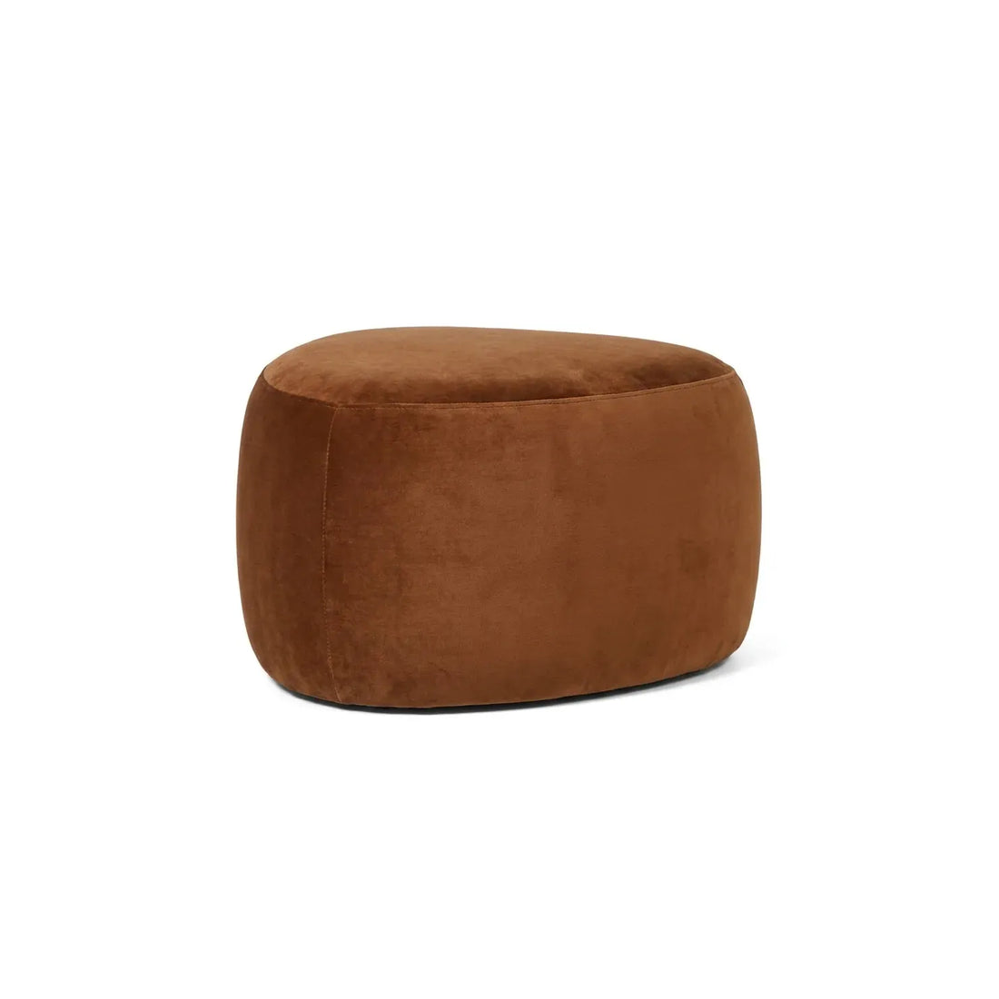 Interior Ave - Cove Pebble Ottoman - Cinnamon-Furniture > Living Room > Ottomans &amp; Footstools-PEROZ Accessories